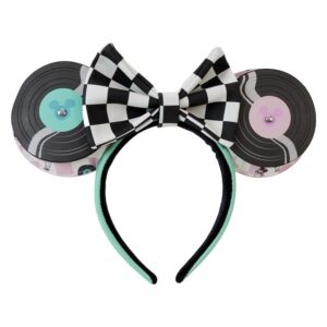 disney mickey & minnie date night diner jukebox record ear headband