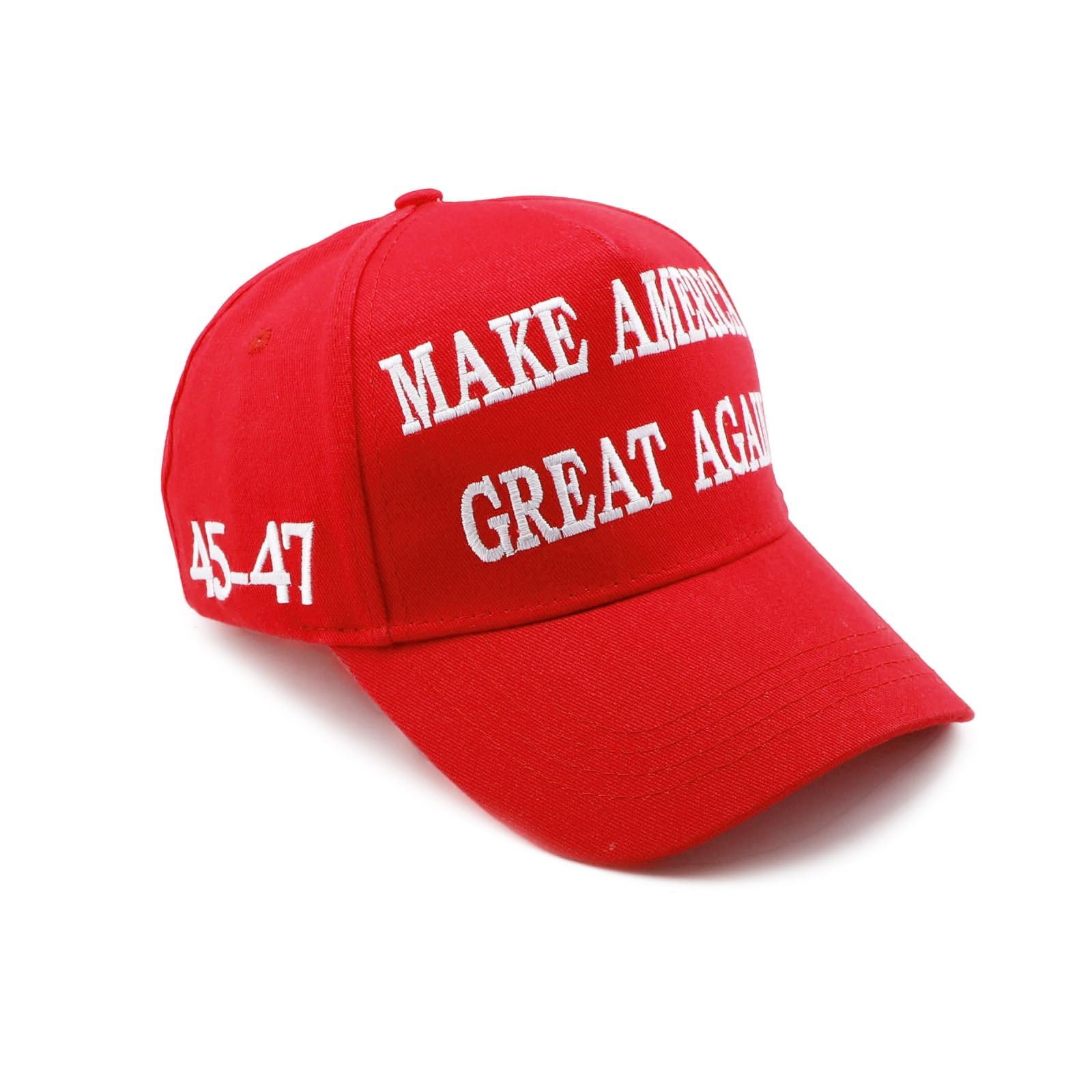 Puoyis Trump 45-47 MAGA Hat Trump 2024 Hat Make America Great Again Hat Embroidered Adjustable Baseball Cap