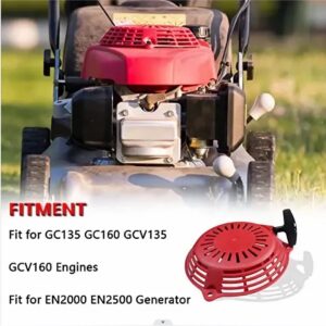 MEEIHUI GCV160 Pull Start Recoil Starter Fit for Honda GCV135 GCV160 EN2000 HRU19 GC135 GC160 Engine Lawn Mower Pressure Washer Parts Replace 28400-Zl8-023ZA Recoil Pull Starter