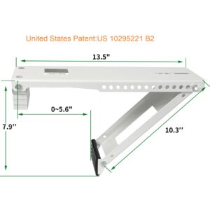 Window Air Conditioner Support Bracket , Window AC Bracket Light Duty , Window AC Support Up to 85 lbs,Universal AC Support Bracket (Patent)