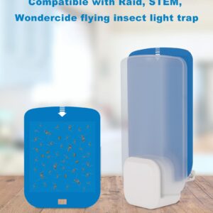 16 Pack Refill Cartridges for Stem and Compatible with Raid Essentials Flying Insect Light Trap Compatible with Wondercide Plug-in Blue Light Trap for Fly Bug Mosquito Gnat Indoor