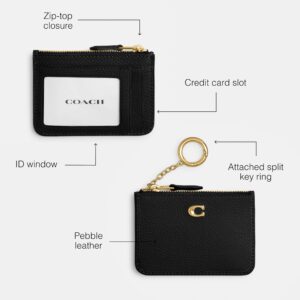 Coach Mini Id Skinny, Black