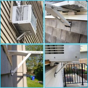 Window Air Conditioner Support Bracket , Window AC Bracket Light Duty , Window AC Support Up to 85 lbs,Universal AC Support Bracket (Patent)