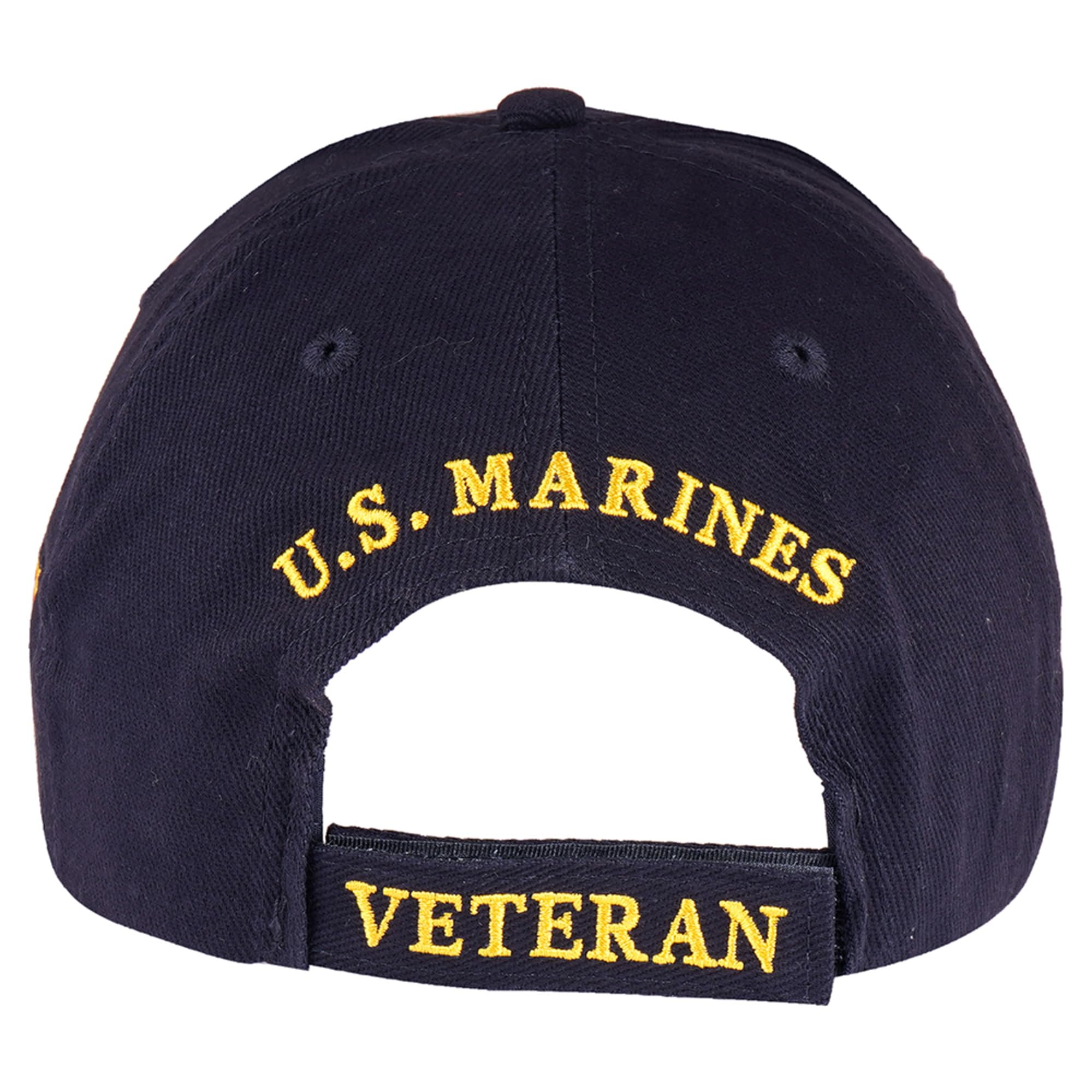 Trendy Zone 21 USMC Hat for Men and Women | Veteran Proudly Served Unisex Black US Marine Corps Cap, Officially Licensed Product | Semper Fi | Navy Blue