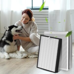 XBWW 2 Packs H13 True HEPA Replacement Filter Compatible with LEVOIT EverestAir Air Cleaner Purifier, Compare to Part # EverestAir-RF