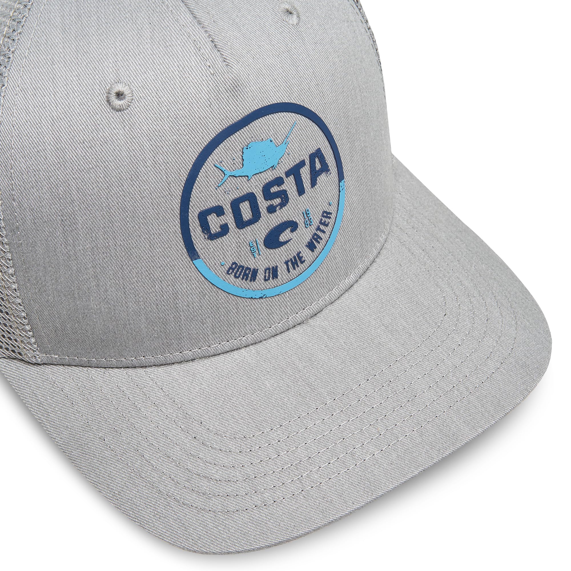 Costa Del Mar Insignia Trucker Hat Grey