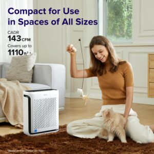 LEVOIT Air Purifiers for Home Large Room Bedroom Up to 1110 Ft² with Air Quality and Light Sensors & Vital 100S Pet Allergy Air Purifier Replacement