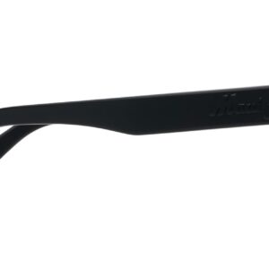 Maui Jim Hiapo AF Rectangle Sunglasses, Matte Black/Neutral Grey Polarized, Extra Large