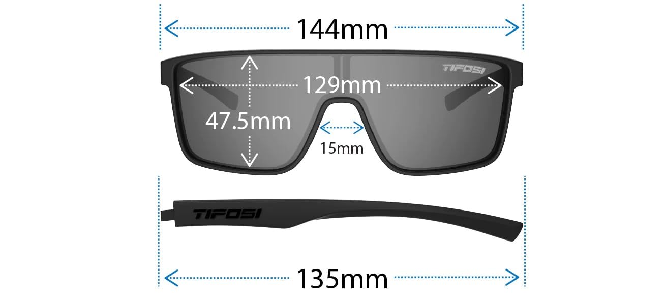 Tifosi Sanctum Sunglasses, Ideal For Cycling, Golf, Hiking, Running, Tennis & Pickleball, Lifestyle