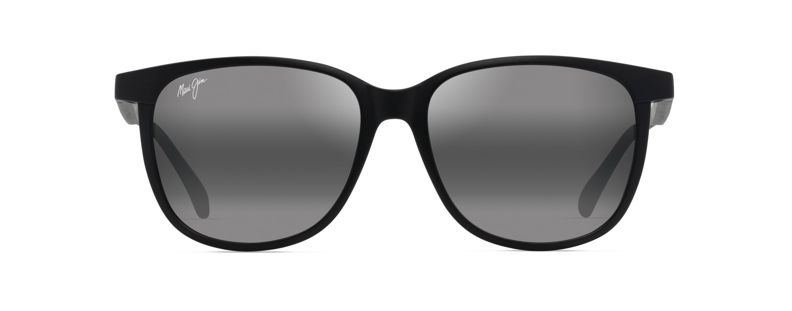 Maui Jim Ilikea AF Cat Eye Sunglasses, Matte Black/Neutral Grey Polarized, Extra Large