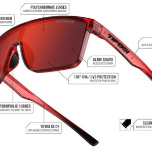 Tifosi Sanctum Sunglasses, Ideal For Cycling, Golf, Hiking, Running, Tennis & Pickleball, Lifestyle