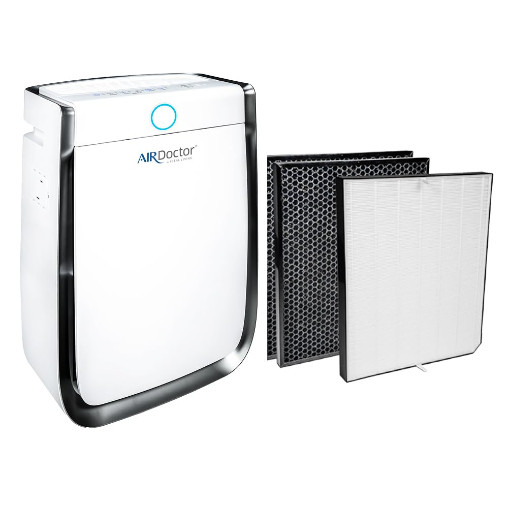 AIRDOCTOR AD3500 Air Purifier with extra 1 yr. combo pack filters bundle