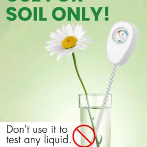 Landtouch Soil Moisture Meter, Moisture Meter for Plants, Moisture Meter for Soil, Garden, Farming, Potted Plants, Indoor & Outdoor, No Batteries Required