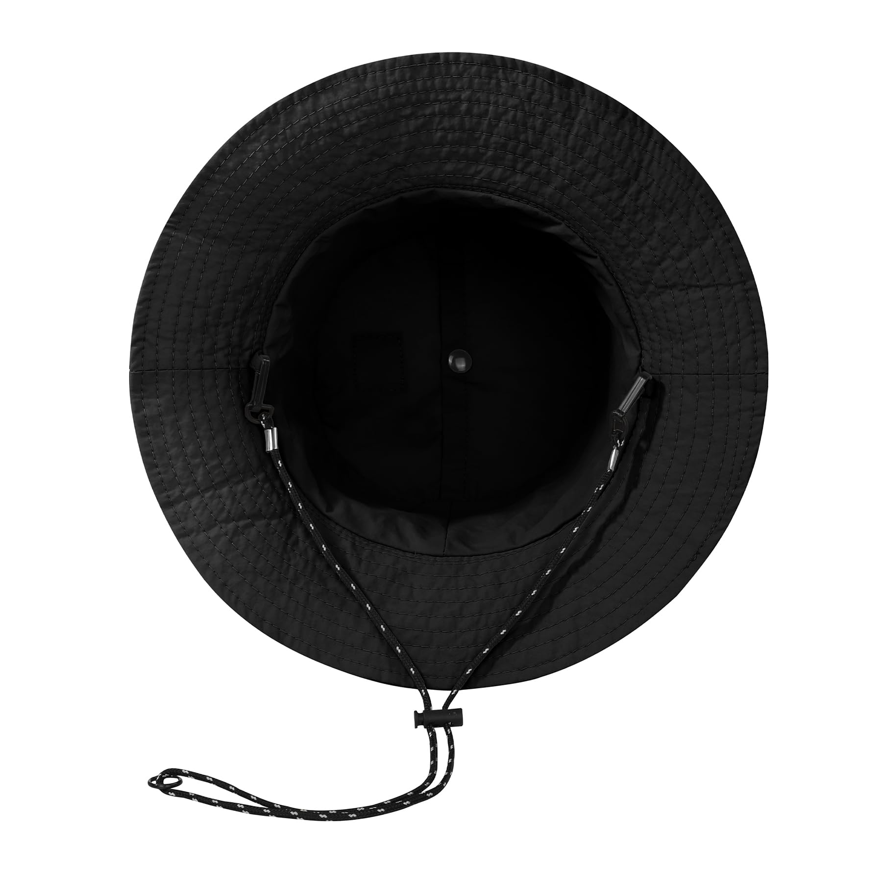 Zando Waterproof Bucket Hat for Woman Men Rain Hat UPF 50+ Sun Hats for Women Packable Outdoor Hiking Safari Hats for Women Wide Brim Summer Hat Adjustable Boonie Fishing Hat Black Hat One Size