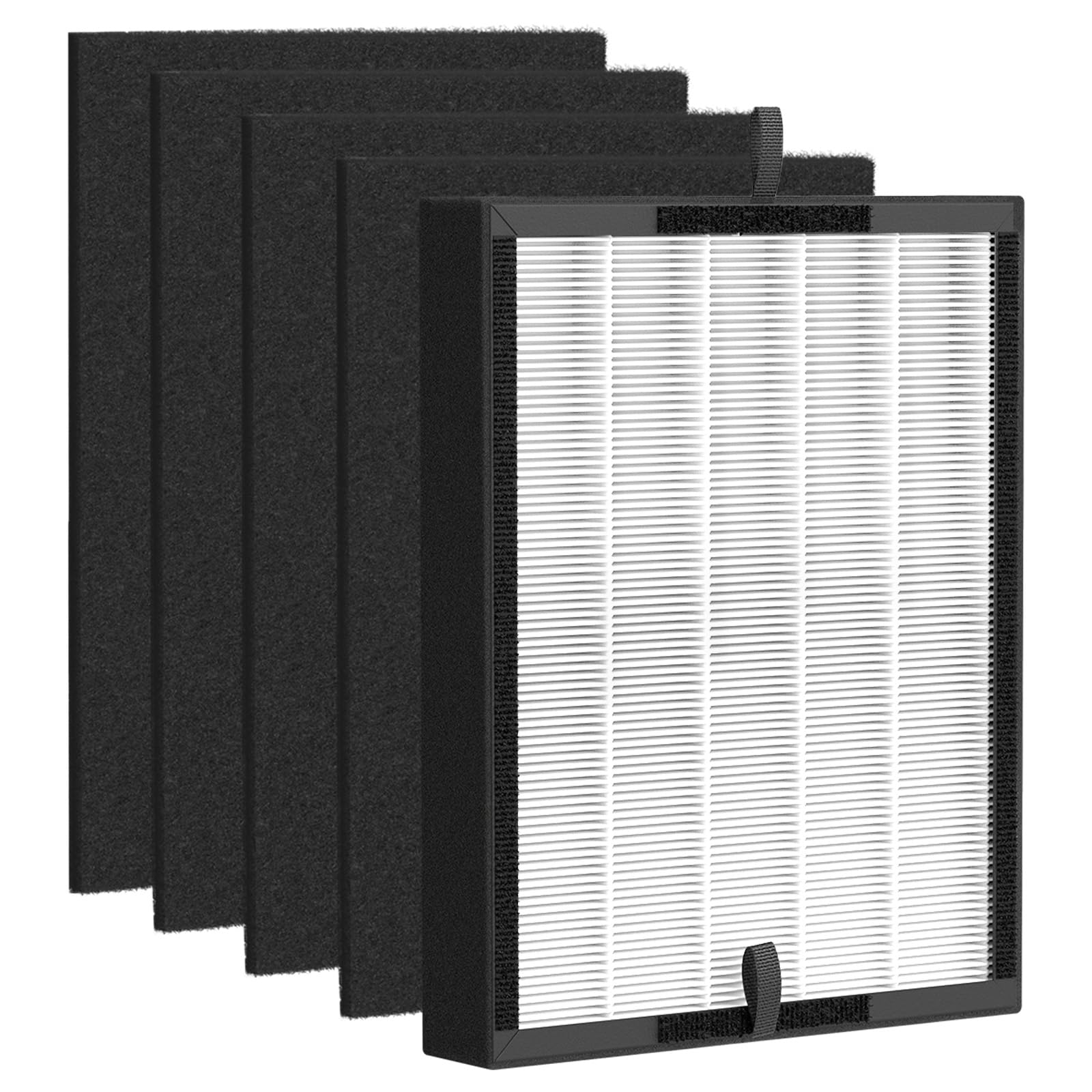 True HEPA 45i Replacement Filter, Compatible with 45i air purifier, Compared # B4-Fresh/FL40-Silver-Carbon, 1 Pack HEPA Filter+4 Pre Filter