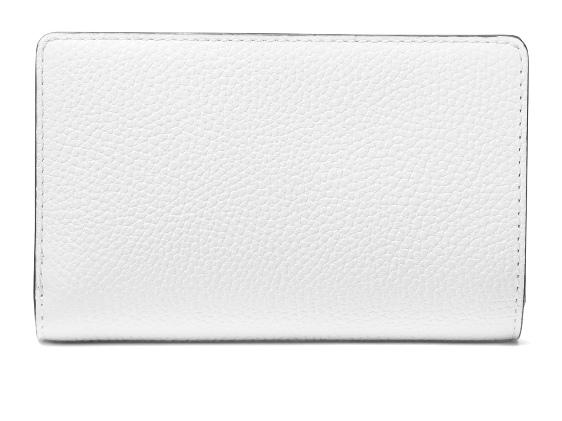 Michael Kors Women's Medium Snap Zip Around Wallet, Optic White