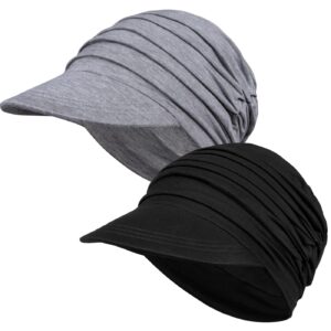 wimnkuv soft bamboo baseball cap for women, chemo hats for hair loss