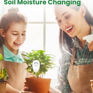 Landtouch Soil Moisture Meter, Moisture Meter for Plants, Moisture Meter for Soil, Garden, Farming, Potted Plants, Indoor & Outdoor, No Batteries Required