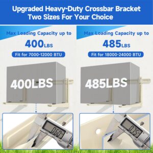 TAKTOPEAK Mini Split Brackets, Crossbar Wall Mount for Mini Split from 7000 BTU to 24000 BTU