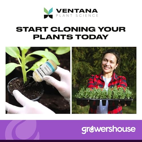 Ventana Plant Science Cloning Gel - Cloning Paste with Rapid Rooter Rooting Hormone - 0.5% IBA Indole-3 Butyric Acid Vitamin B-1 Added, Essential for Healthy Plant Growth, Dye-Free