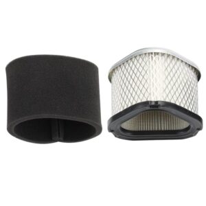 Annolai 12 083 10-S 12 083 16 Air Filter for John Deere GY20661 M145944 Kohler Command Pro CV11 CV12.5 CV13 CV14 CV15 CV16 CV430 CV460 CV490 CV491 CV492 Engine Lawn Mower with 52 050 02-S Oil Filter