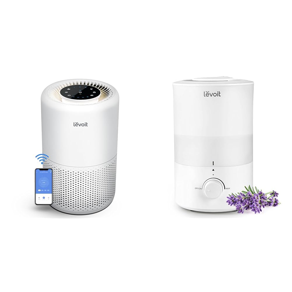 LEVOIT Air Purifier for Home Bedroom & Humidifiers for Bedroom