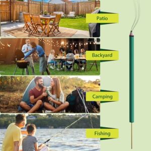 KICKOUTOR Mosquito Repellent Outdoor Patio 12 PCS Natural Citronella Mosquito Incense Sticks DEET Free Mosquito Barrier Repeller for Backyard Travel Camping Indoor Gnat Mosquito Control