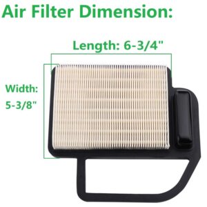 Annolai LTX 1040 LTX 1045 Air Filter for Kohler 20 083 02 20-083-02-S 20 083 06-S SV470 SV480 SV530 SV540 SV590 SV600 SV610 Cub Cadet LT1042 LT1045 LTX1040 LTX1042 LTX1045 RZT42 Lawn Mower, Pack of 2