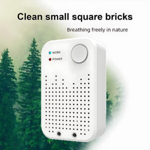 Ionizer Air Purifier,Air Purifier Ion Plug In, Protable and Quiet Plug-in Ionizer with Clear Negative Ion Wind Output, Automatic Release of Anions,Easy to Usefor Home Bathroom Kitchenand Office Use