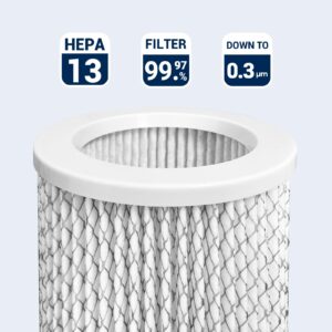 TOMORAL PECO Filter Replacement Compatible with Molekule Air Purifier, with 1 Pack PECO-Filter and 2 Pack Pre-Filter(3 Pack）