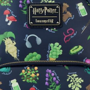 Loungefly Harry Potter Herbology Mini Backpack Shoulder Bag Handbag Faux Leather