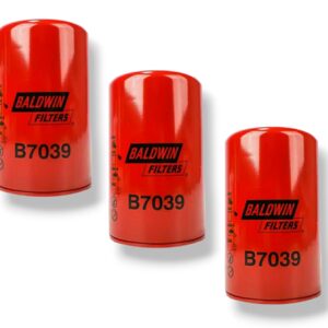 B7039 Spin-On Oil Filter Fits Ford/International Replaces LF3974 LF3630 (3 Pack)