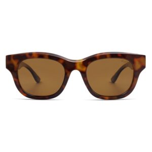 sojos polarized sunglasses womens men trendy small designer shades sj2289,brown