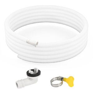 bewave air conditioner drain hose kit, universal durable drain pipe for mini split ac ductless heat pump, portable ac washer dishwasher, 20 ft