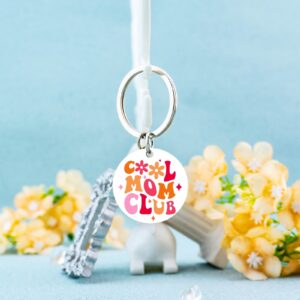 igvean Mothers Day Mom Gifts Cool Moms Club Keychain Funny Gifts for Mom from Daughter Son Kids Unique Birthday Christmas Gifts for New Mom Pregnant Mom Gifts For Women