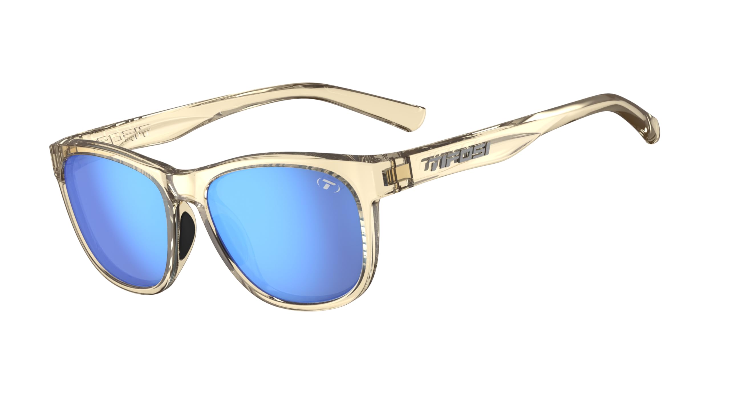 Tifosi Swank Sunglasses (Golden Ray/Sky Blue Mirror Lenses)