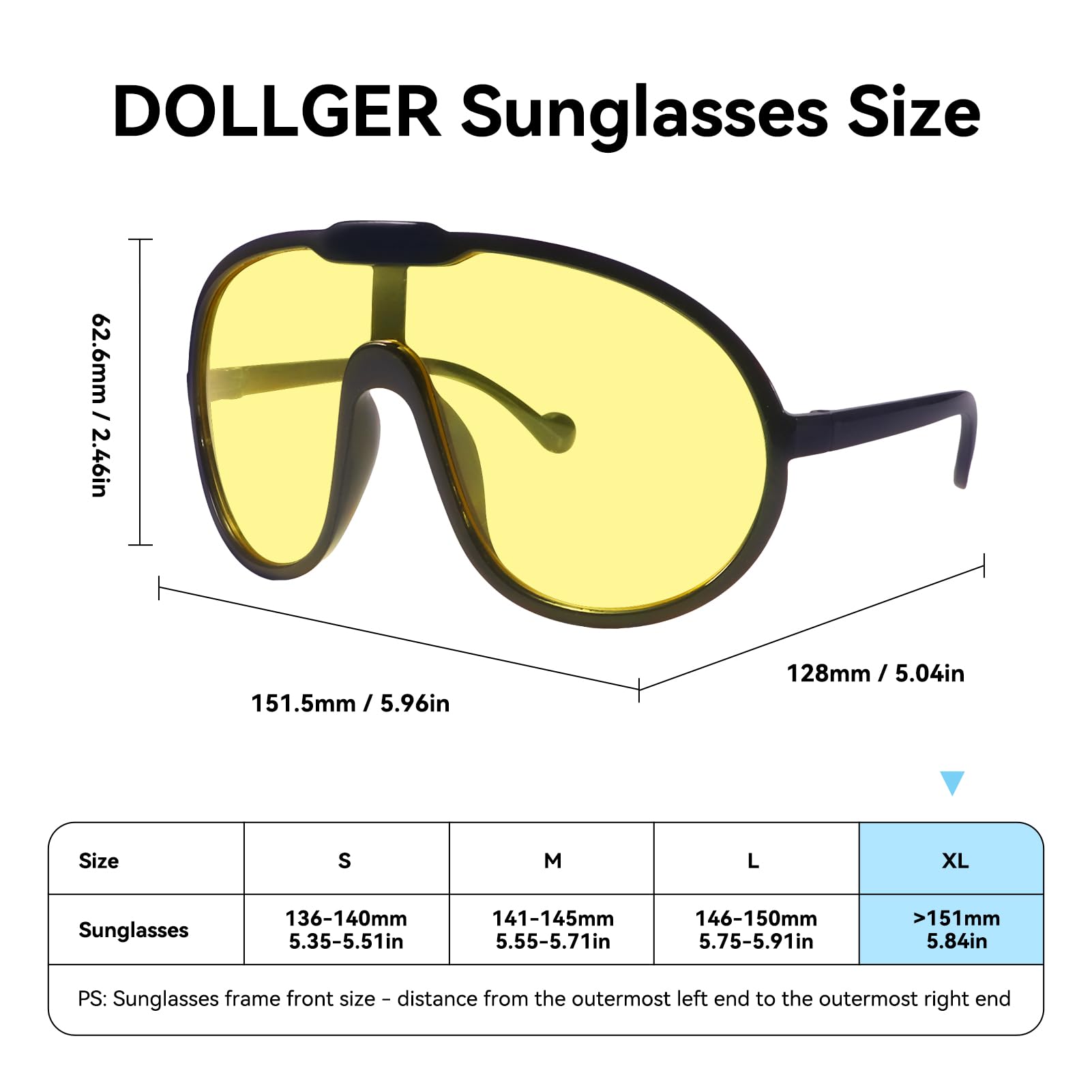 Dollger Oversized Sunglasses for Women Trendy One Piece Frame Shield Aviator Sun Glasses UV400 Shades Goggles