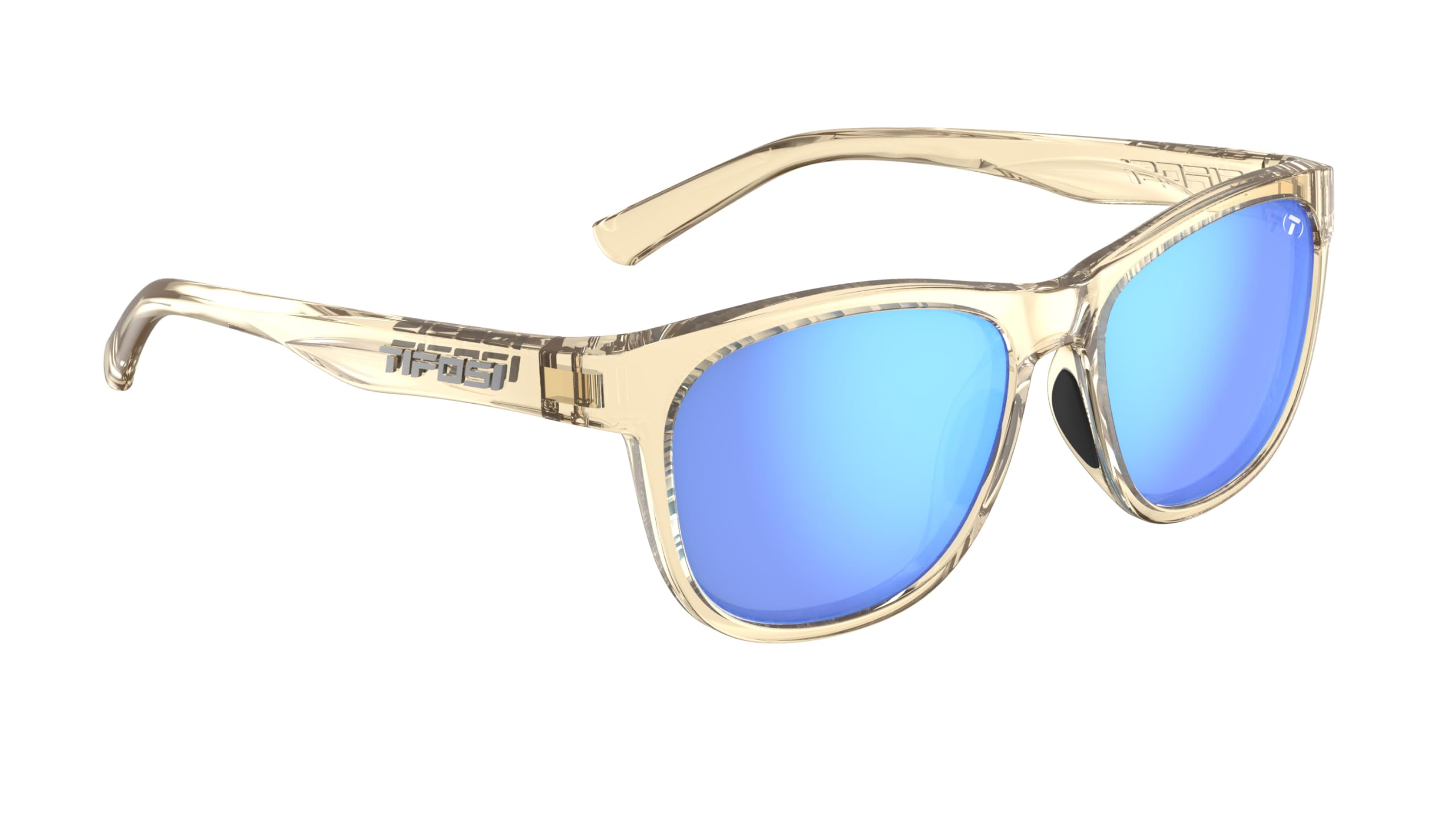 Tifosi Swank Sunglasses (Golden Ray/Sky Blue Mirror Lenses)