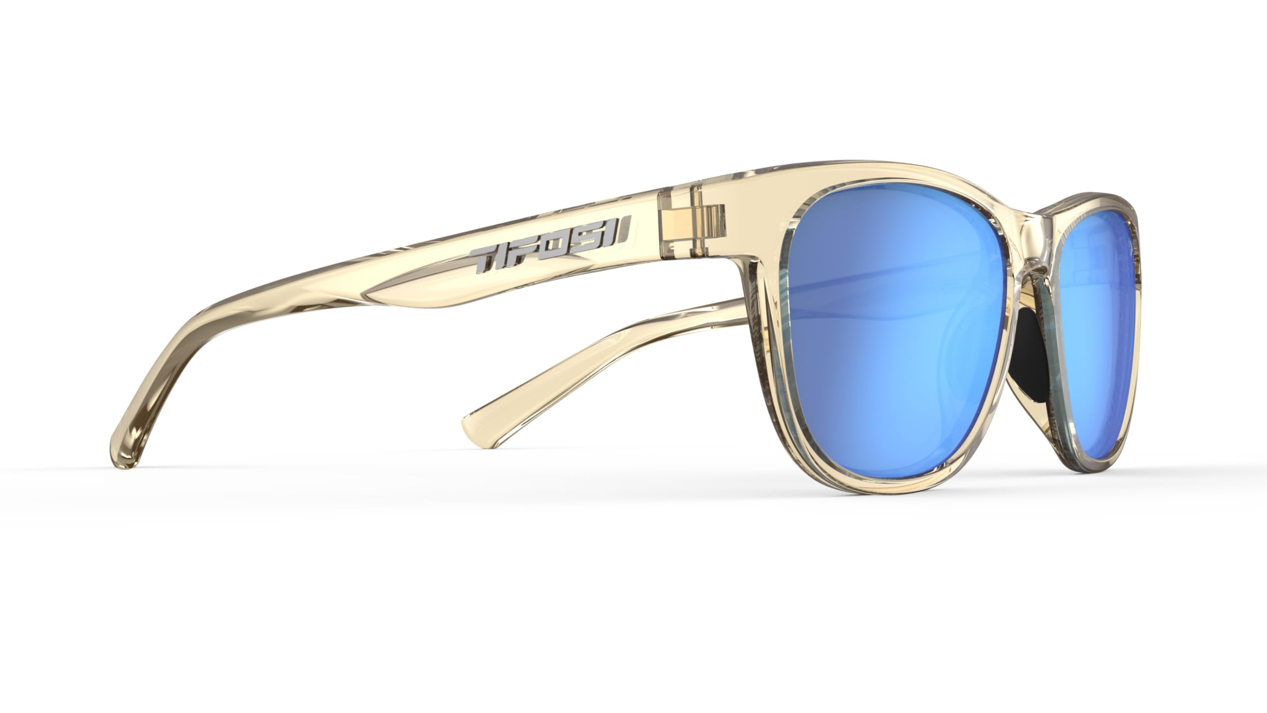 Tifosi Swank Sunglasses (Golden Ray/Sky Blue Mirror Lenses)