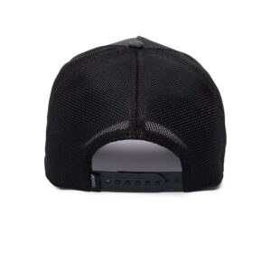 Goorin Bros. Unisex Silky Roots Collection Denim Adjustable Trucker Hat, Black (Silky Cock), One Size