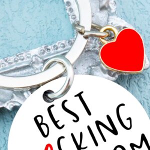 Dog Mom Gifts Best Dog Mom Ever Keychain Funny Gifts for Dog Lovers Women Mothers Day Birthday Christmas Gifts for Dog Mom Dog Themed Gifts Keyring Gag Gifts for New Puppy Owners