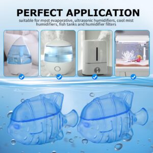 16 Pack Humidifier Fish Cleaner, Universal Humidifier Cleaning Fish for Humidifiers and Tanks, Purifies Water, Prevent Hard Water Build-Up, Demineralization Cleaner, Reduce Scale and White Dust