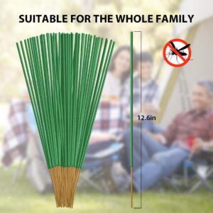 Mosquito Repellent Outdoor Patio 120 PCS, Citronella Oil Mosquito Incense Sticks Indoor Home Pet Family Safe, Natural Plant-Based Bug Insect Barrier for Yard Garden Lawn Camping Fishing