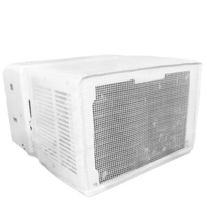 taktopeak window ac mesh cover 20" w x 12.2" d x 13.4" h specially for midea u-shaped air conditioner 8000btu,10000btu, 12000 btu, anti-leaf, dustproof & easy air flow