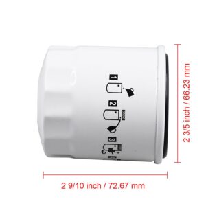 Jiayicity Oil Filter M806418 Compatible with John Deere Tractor 1023E 1025R 1026R 1420 1550 2020 2025R 2026R 2030 4010 4020 4100 X495 X595 X740 X748 Mower F735 F925 F935 Replace M806418