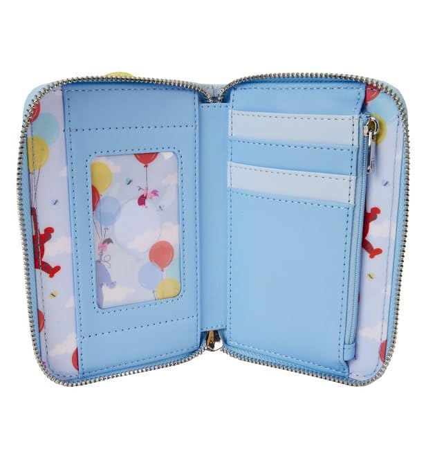 Loungefly Eeyore and Friends Winnie the Pooh Floating Balloons Disney Zip Around Wallet Standard