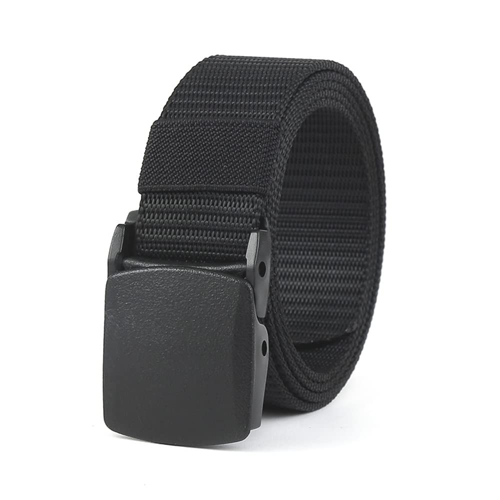 Sapraisee Tactical Belts Mens Nylon Belt Military Belt for men Web Canvas Belt Extended Size Women's Non Metal Plastic Buckle