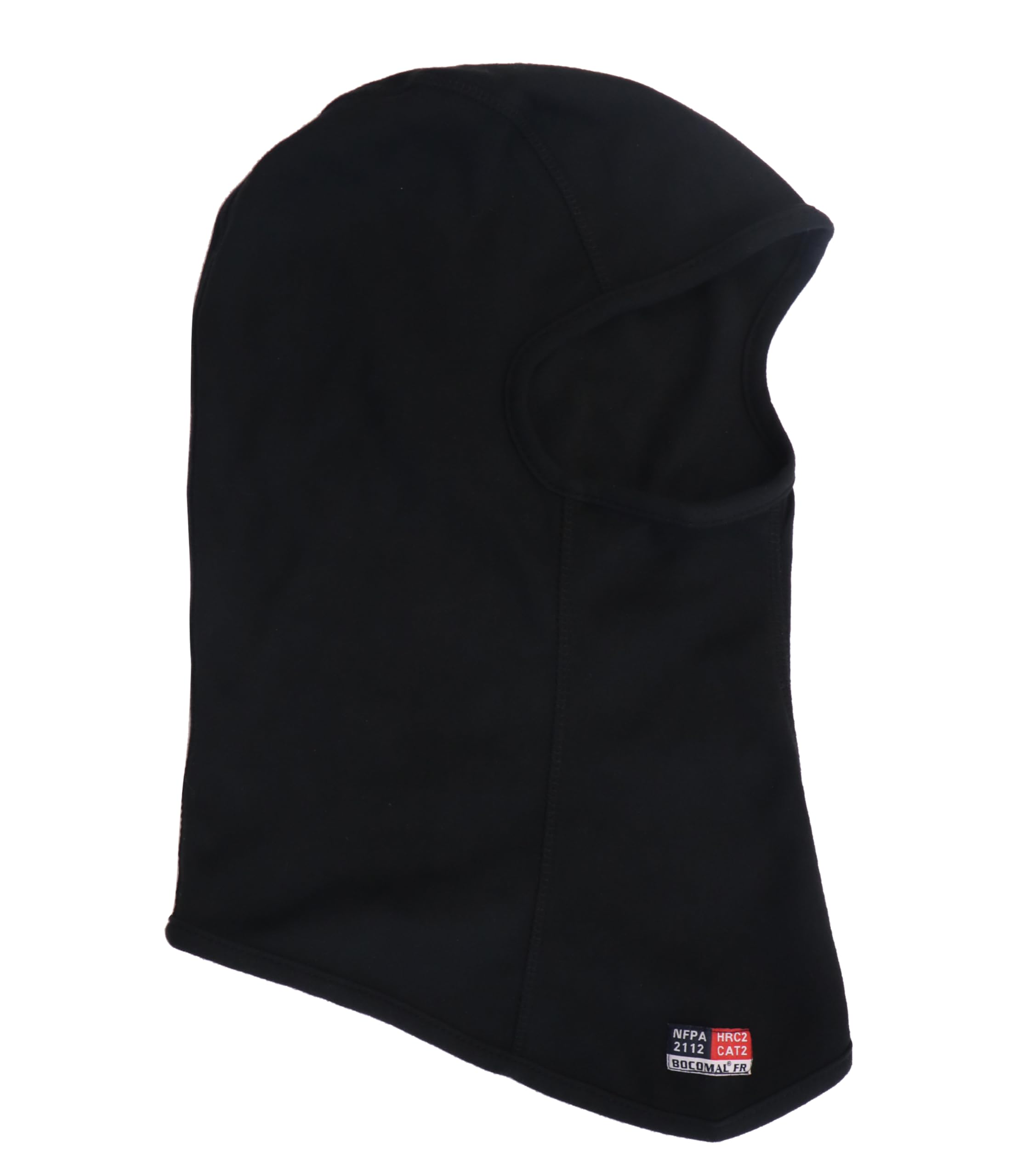 BOCOMAL FR Balaclava Face Mask 7oz Flame Resistant Covering Welding Hood Arc Rated NFPA2112 CAT2 One Size Black