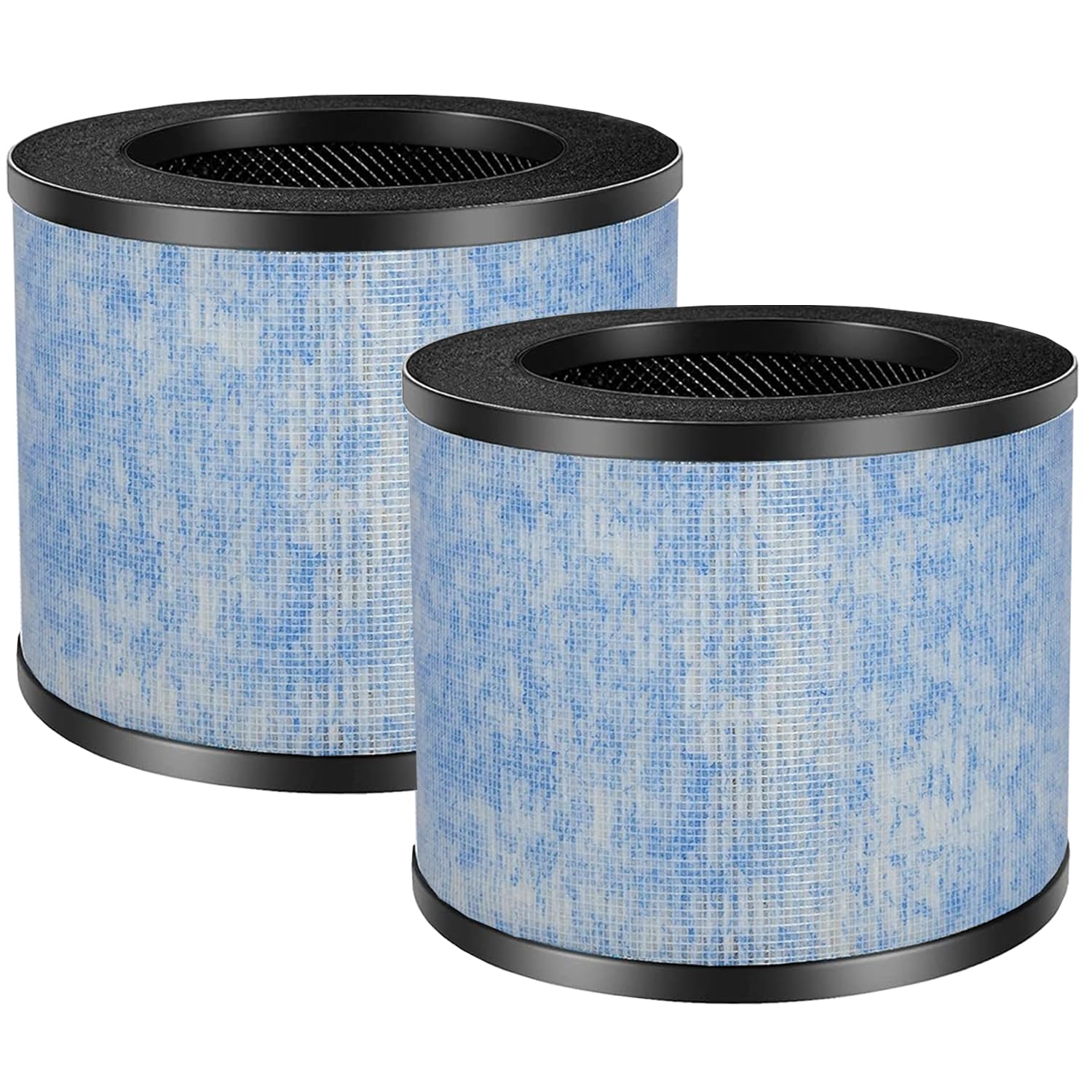 Skydiras F100 True HEPA Repalcement Filter, Compatible with Instant AP100 Air Purifier, Compare to F100 HEPA Filter, Removes Dust/Odors/Allergens, 2-Pack