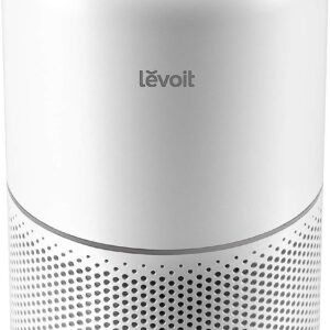 LEVOIT Air Purifier for Home Allergies Pets Hair in Bedroom & LV-H126 Air Purifier Replacement Filter, HEPA Filter, High-Efficiency Activated Carbon Filter, 3 Extra Pre-Filters, LV-H126-RF,Black